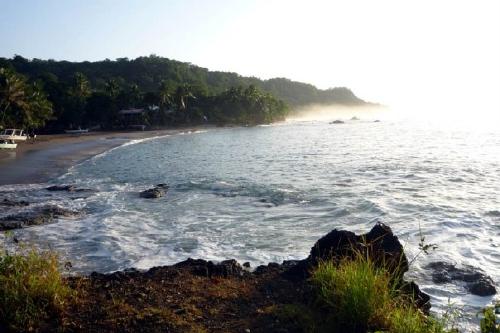 Stunning Montezuma beach and sunset views over the ocean